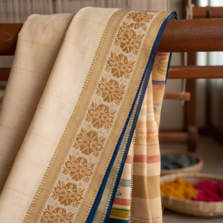 Handloom dhotis