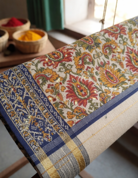 Handloom bedsheets