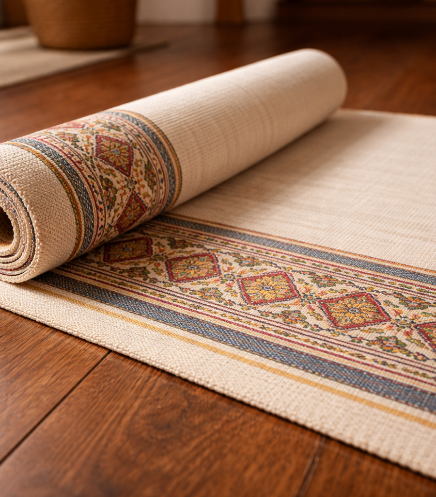 Handloom yoga mats
