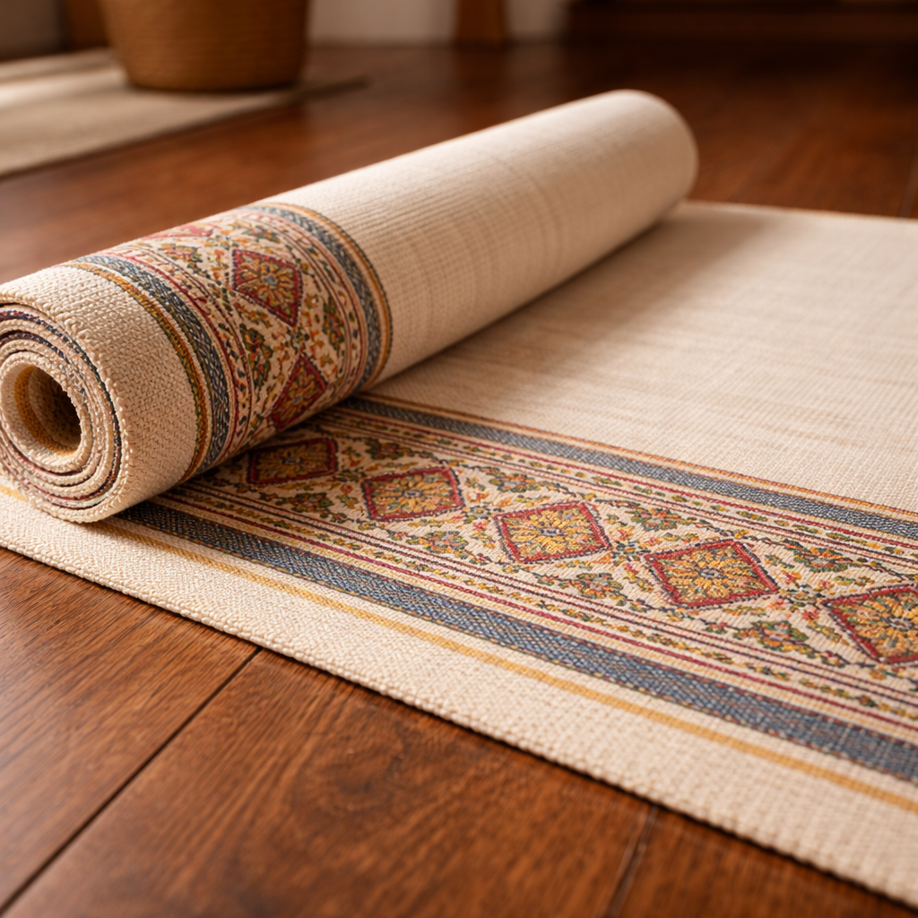 Handloom yoga mats