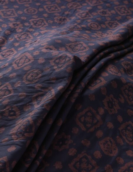 Naturally dyed wool handloom fabric